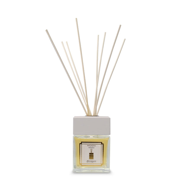 Difuzor cu bețișoare Patchouli, parfum de cameră lemnos-balsamic cu patchouli și cedru – Toya