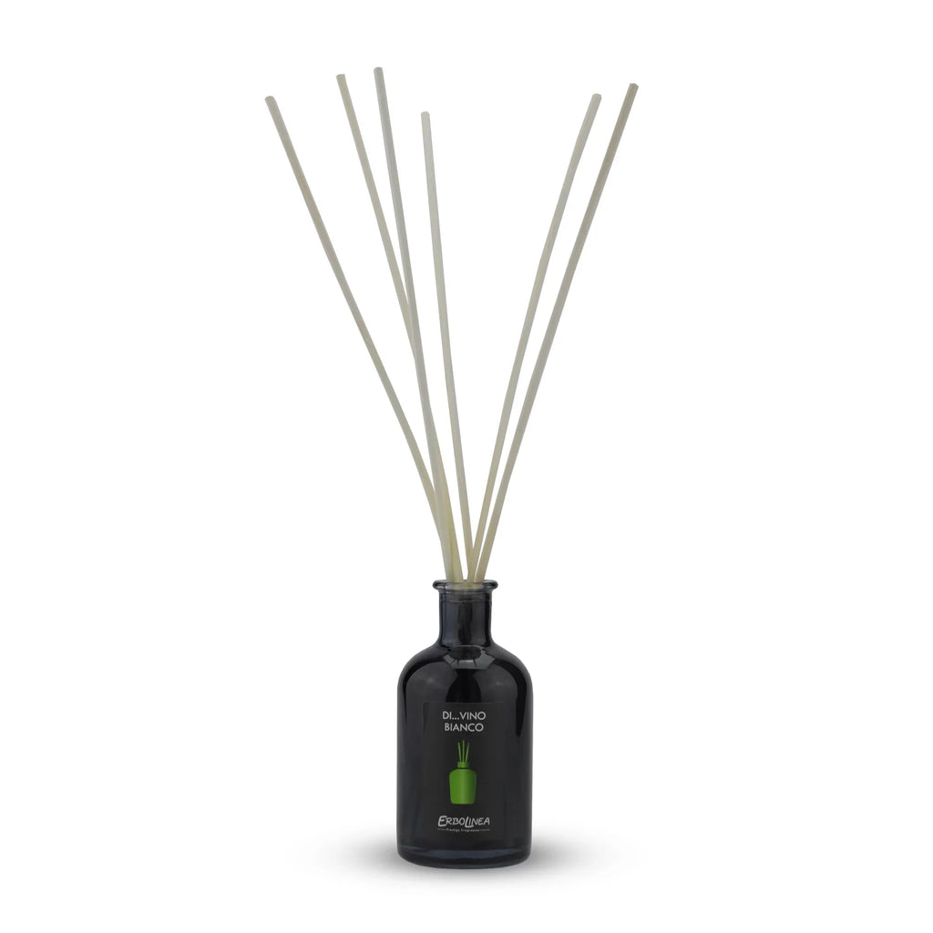 Difuzor Di Vino Bianco cu bețișoare, parfum de cameră cu cassis, violete și struguri albi – Toya
