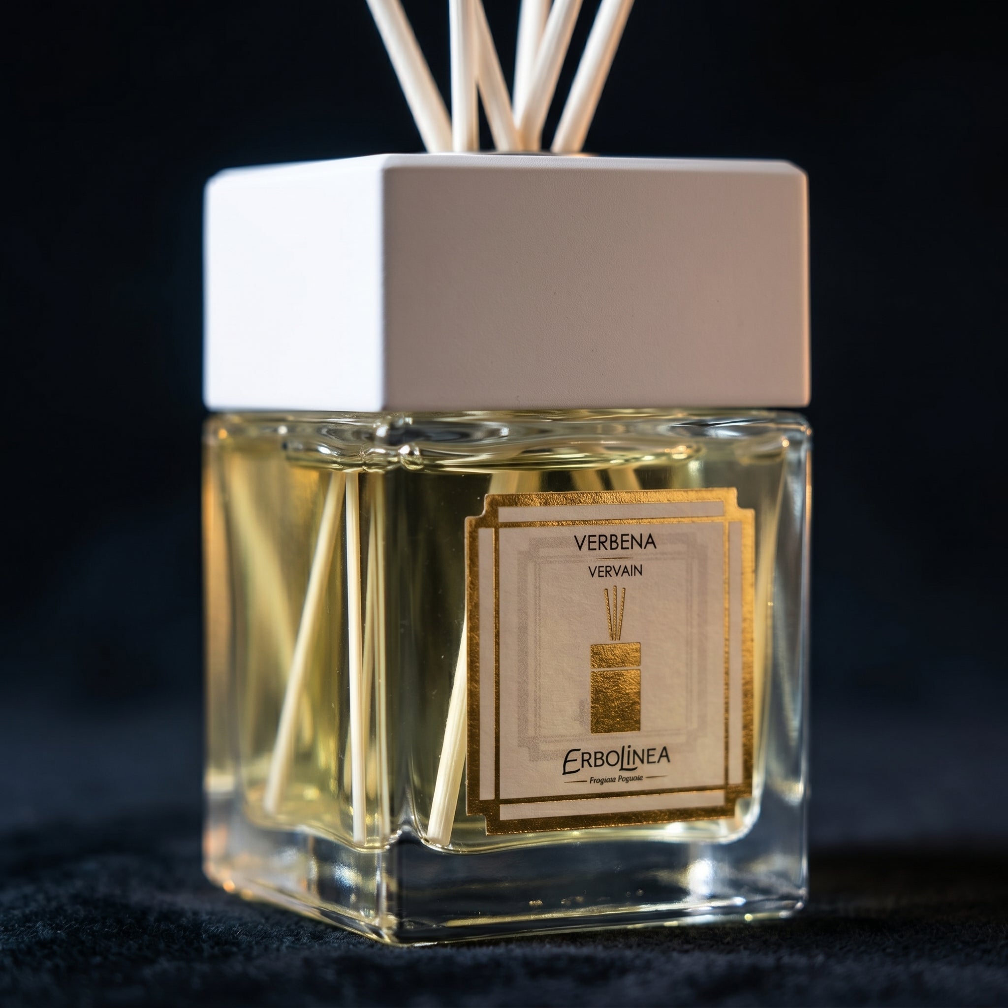 Verbena — Difuzor — detaliu etichetă