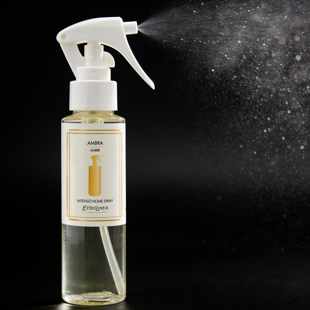 Ambra — Spray de cameră — detaliu etichetă