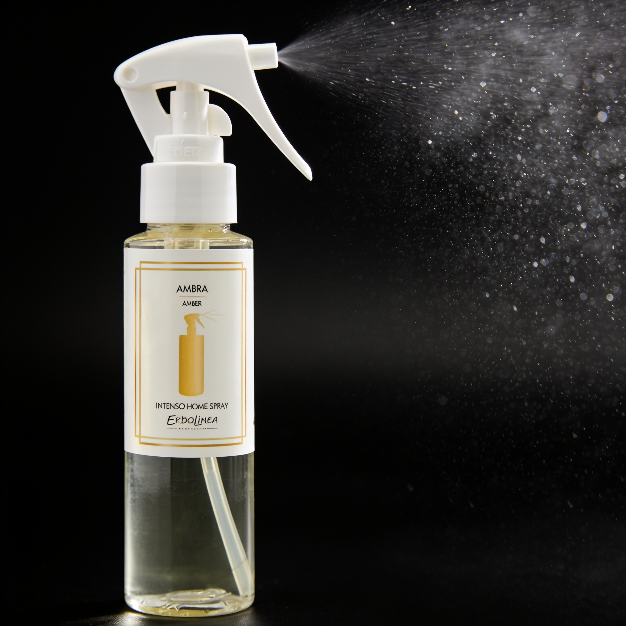 Ambra — Spray de cameră — detaliu etichetă