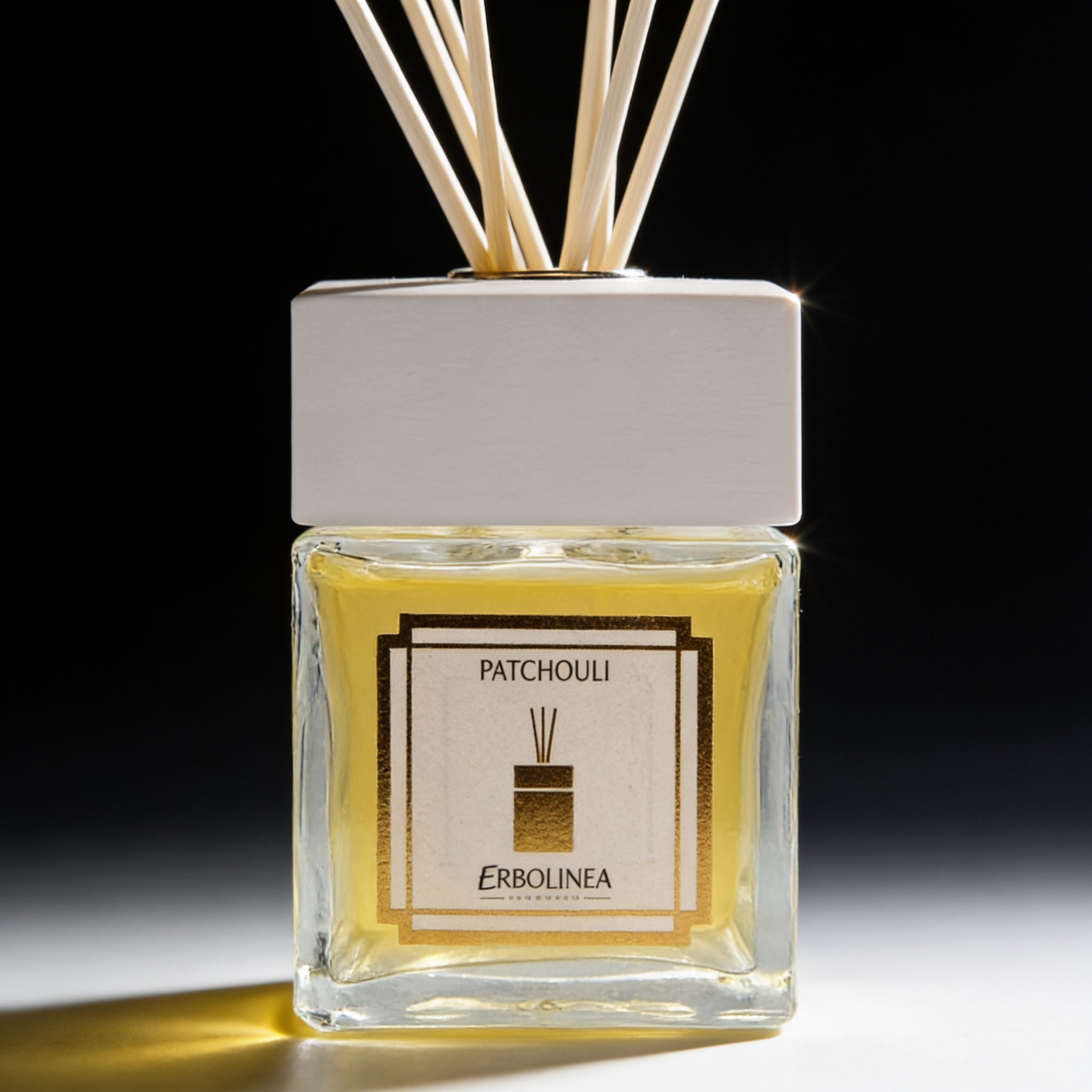 Patchouli — Difuzor — detaliu etichetă