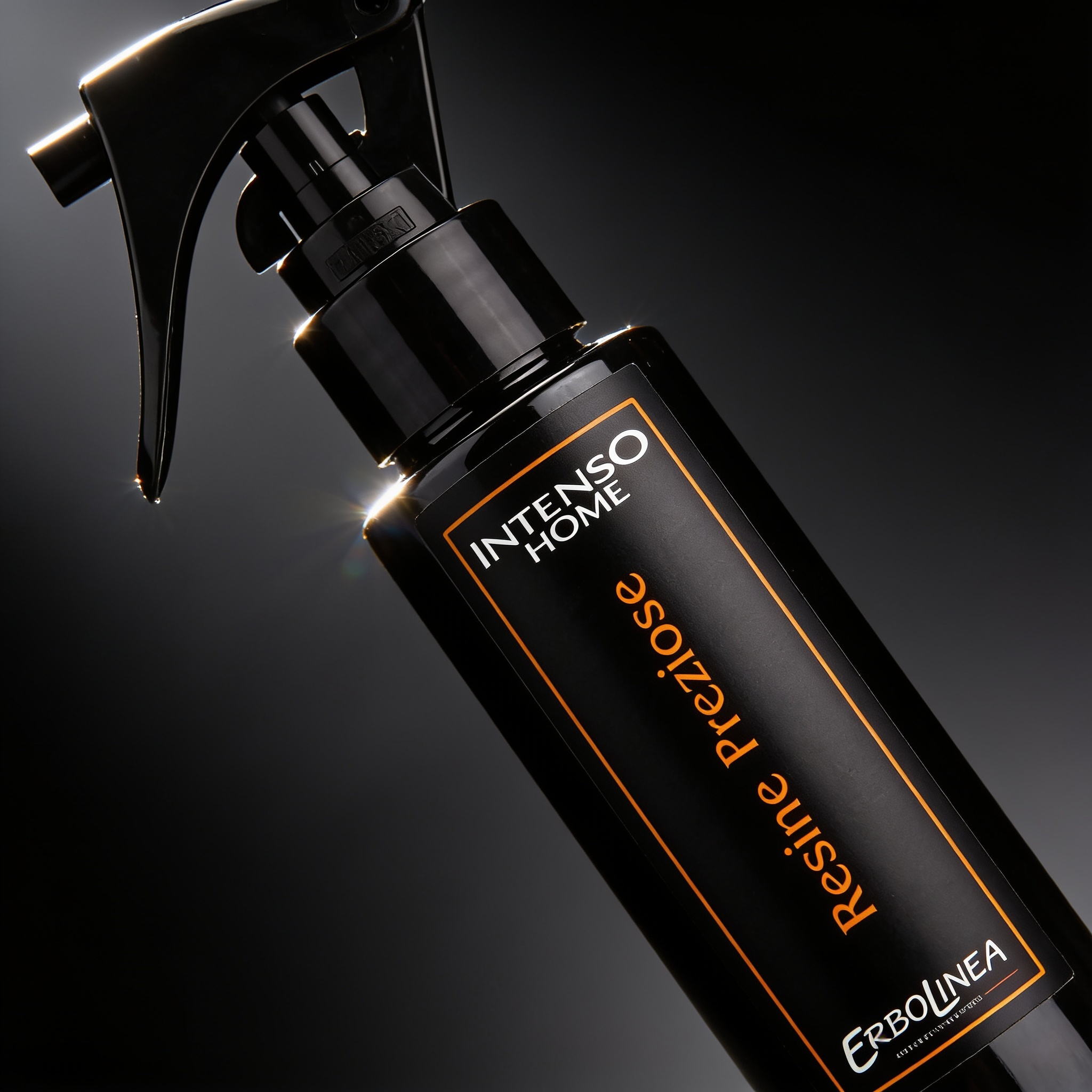 Resine Preziose — Spray de cameră — detaliu etichetă
