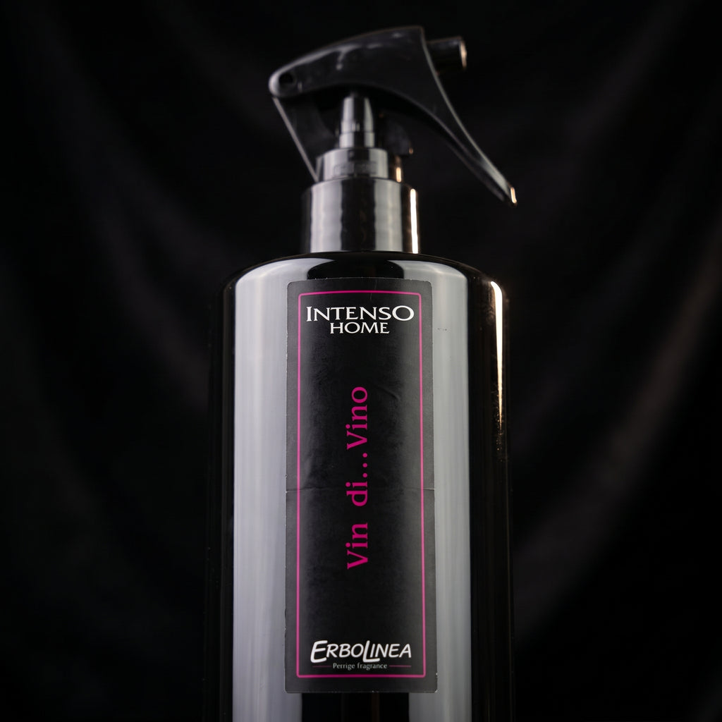 Vin di Vino — Spray de cameră — detaliu etichetă