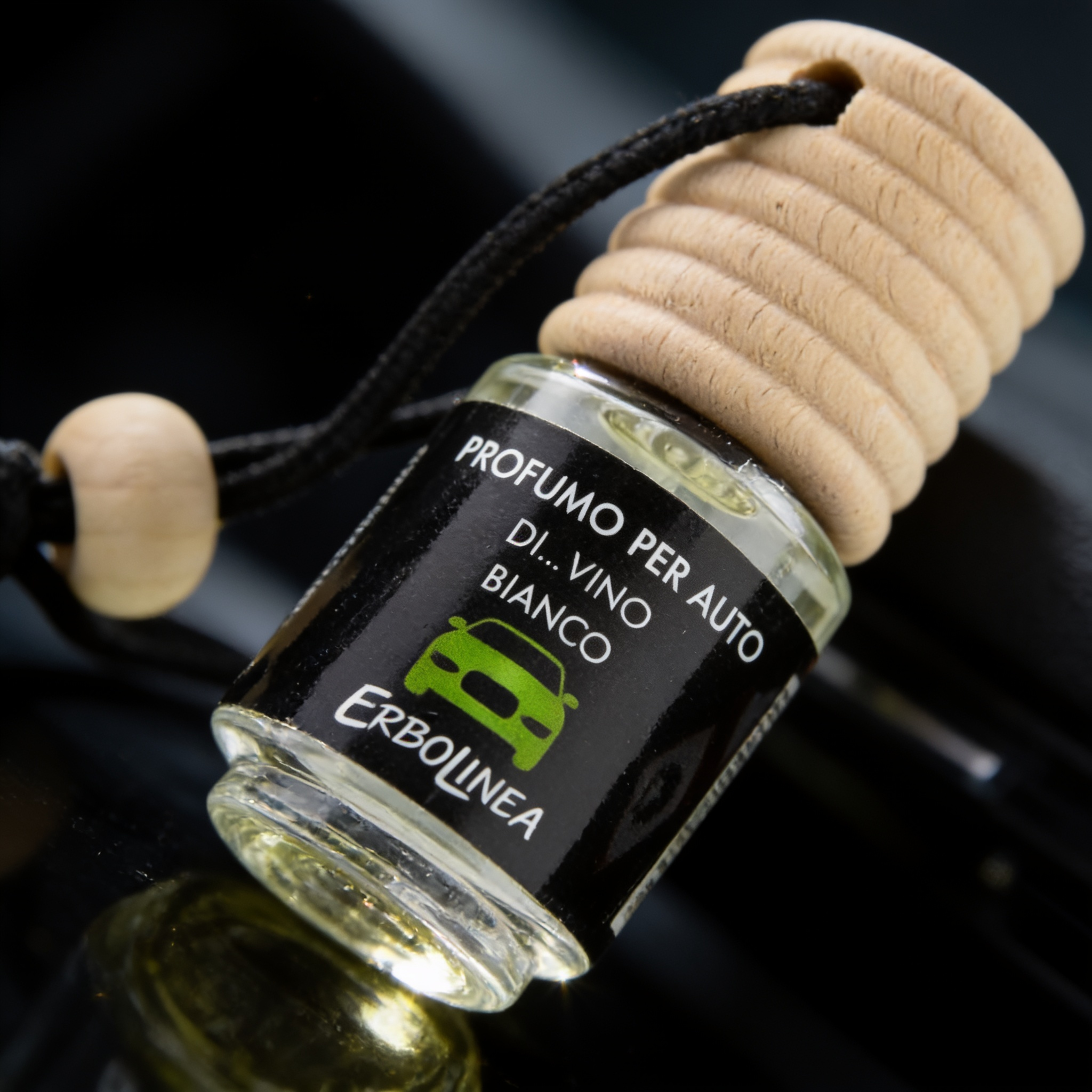 Di Vino Bianco — Parfum auto — detaliu etichetă