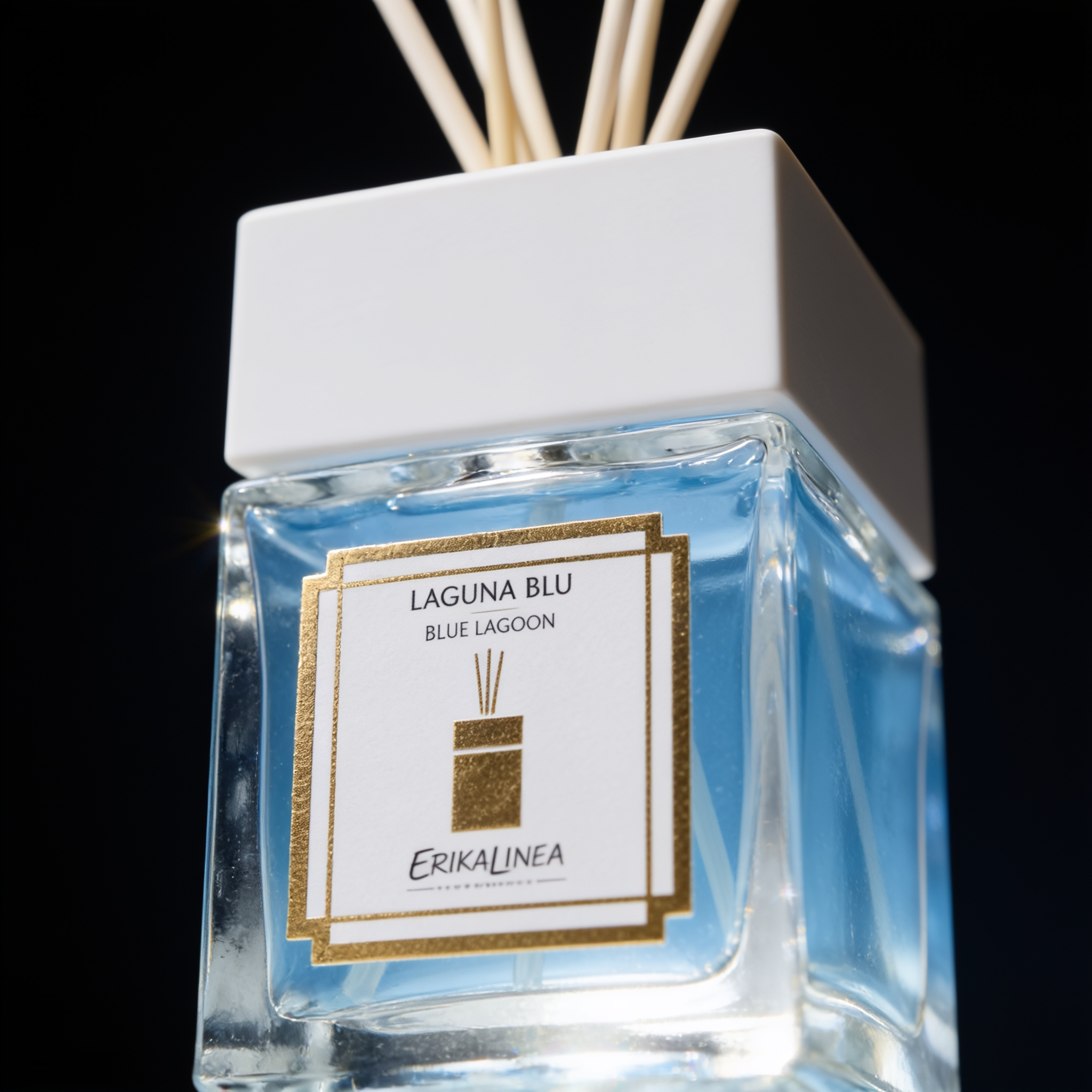 Laguna Blu — Difuzor — detaliu etichetă
