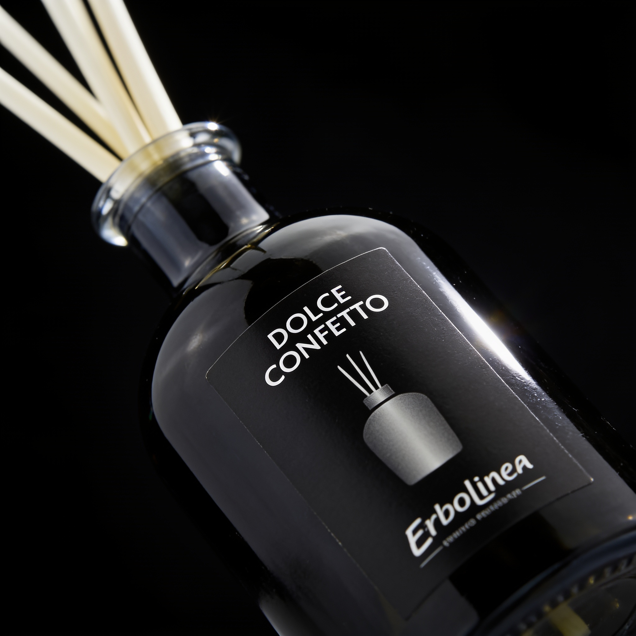 Dolce Confetto — Difuzor — detaliu etichetă