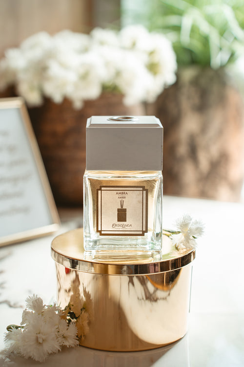 Difuzor cu bețișoare Ambra — parfum de ambient premium, handmade în Italia