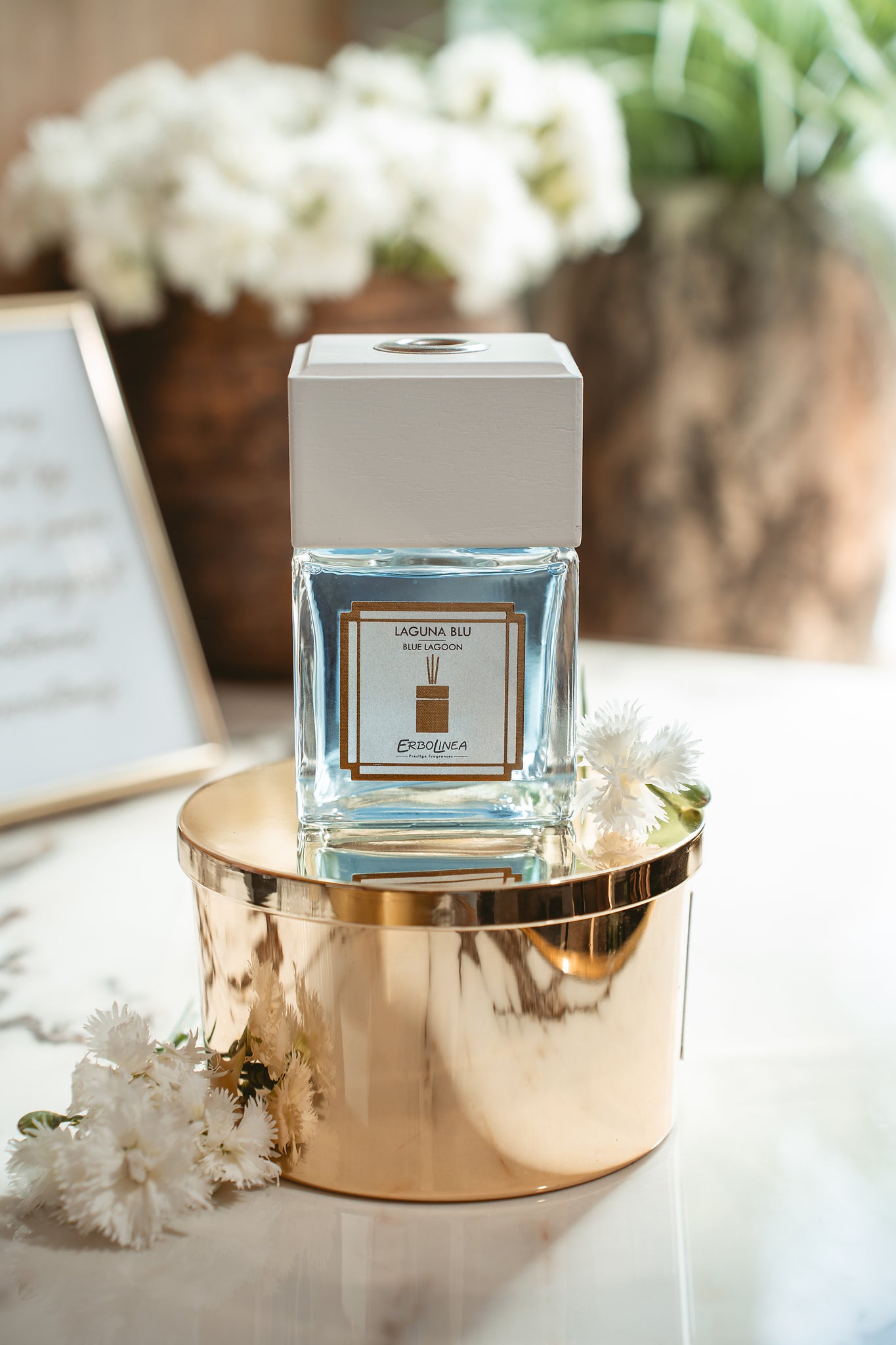 Difuzor cu bețișoare Laguna Blu — parfum de ambient premium, handmade în Italia