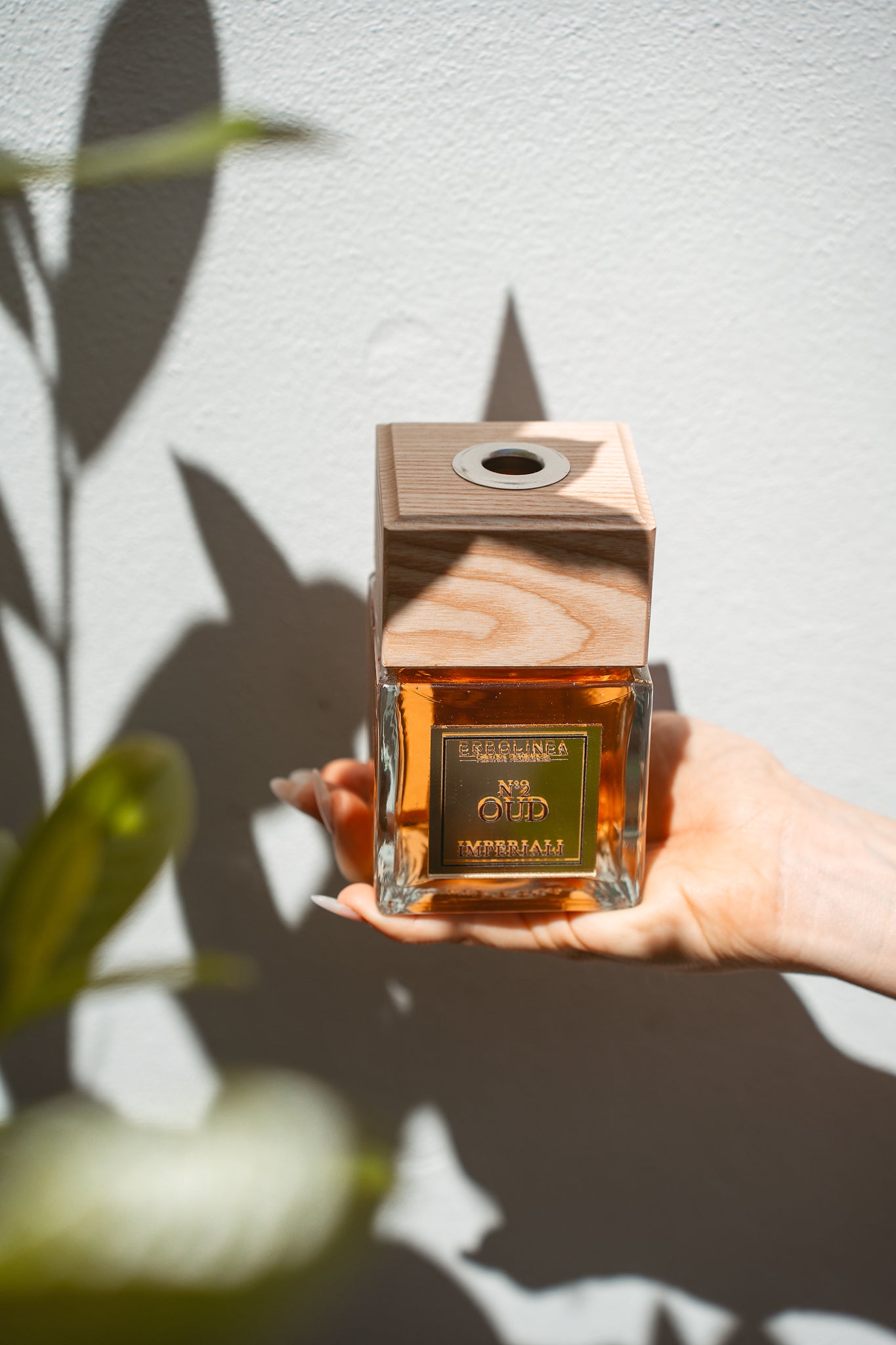 Difuzor cu bețișoare OUD2 — parfum de ambient premium, handmade în Italia — detaliu produs