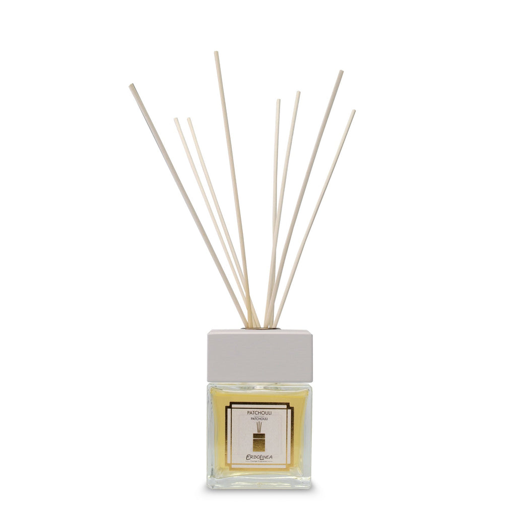 Difuzor cu bețișoare Patchouli, parfum de cameră lemnos-balsamic cu patchouli și cedru – Toya