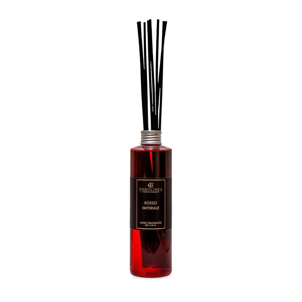 Rezervă difuzor Rosso Imperiale cu portocală dulce, căpșuni și vanilie – parfum de cameră italian – Toya