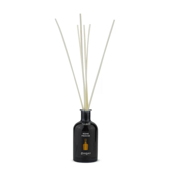 Difuzor cu bețișoare Resine Preziose, parfum de cameră cu iris, tămâie și opoponax, fabricat în Italia – Toya