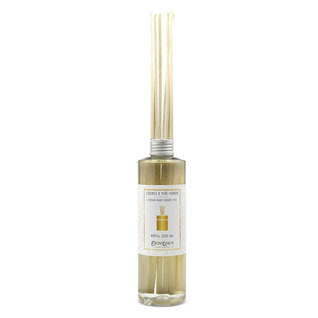 Rezervă difuzor Cedro & The Verde cu portocală, ceai verde și litsea cubeba, parfum italian – Toya