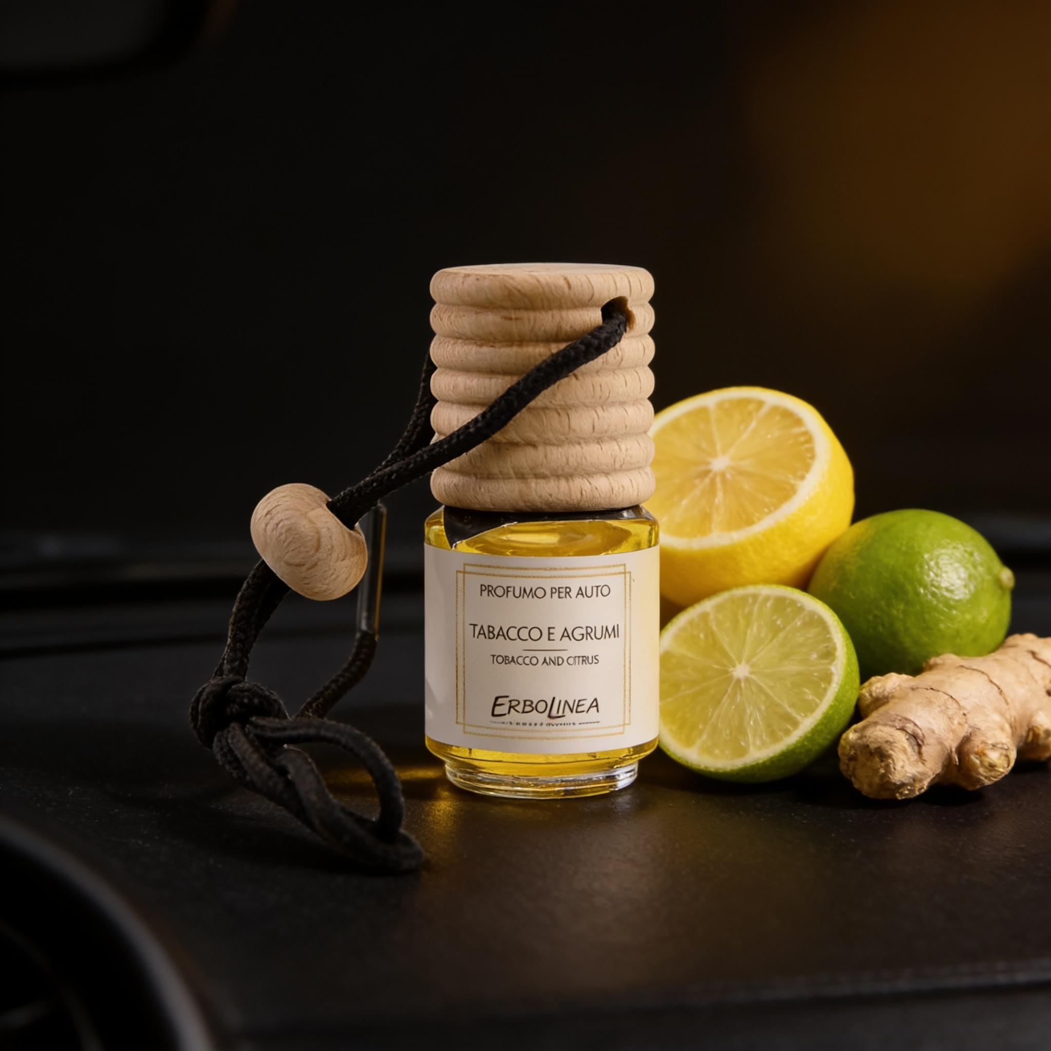 Tabacco e Agrumi — Parfum auto — note olfactive