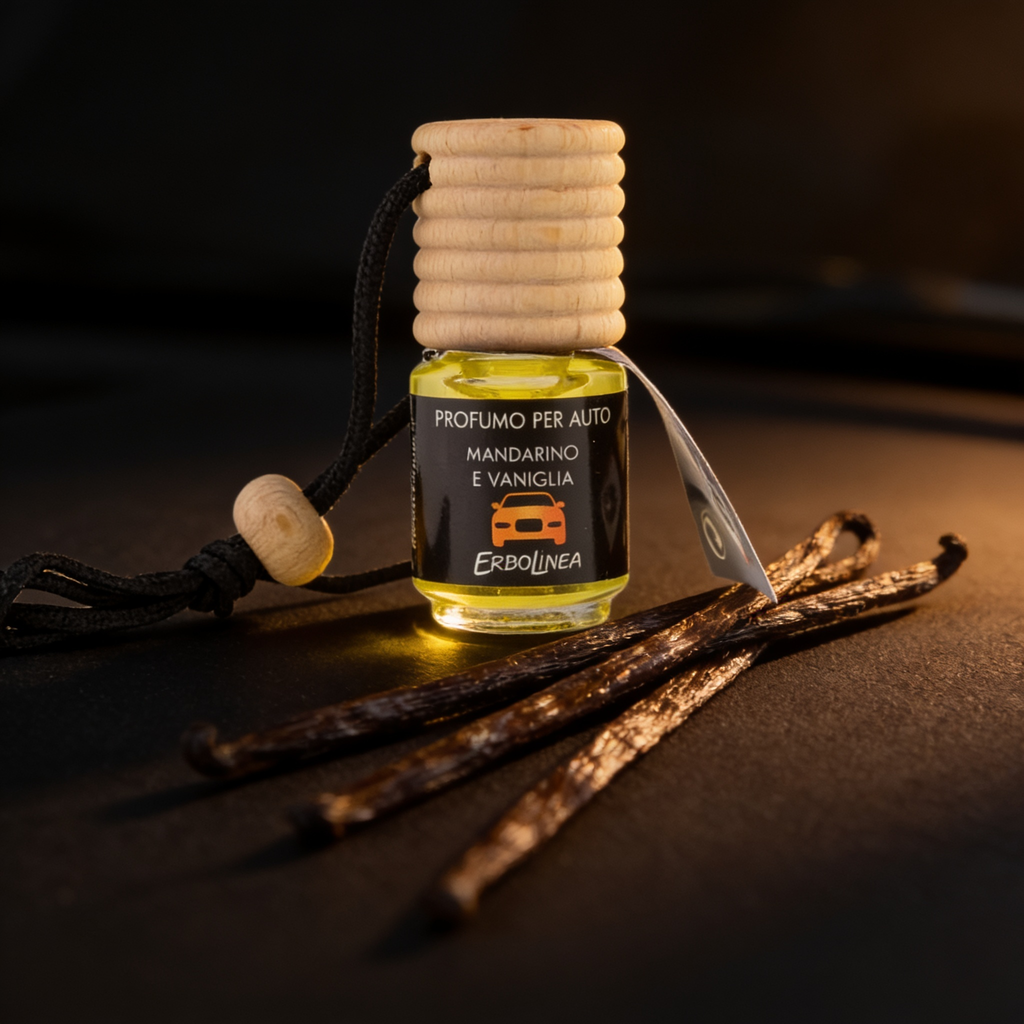 Mandarino e Vaniglia — Parfum auto — note olfactive