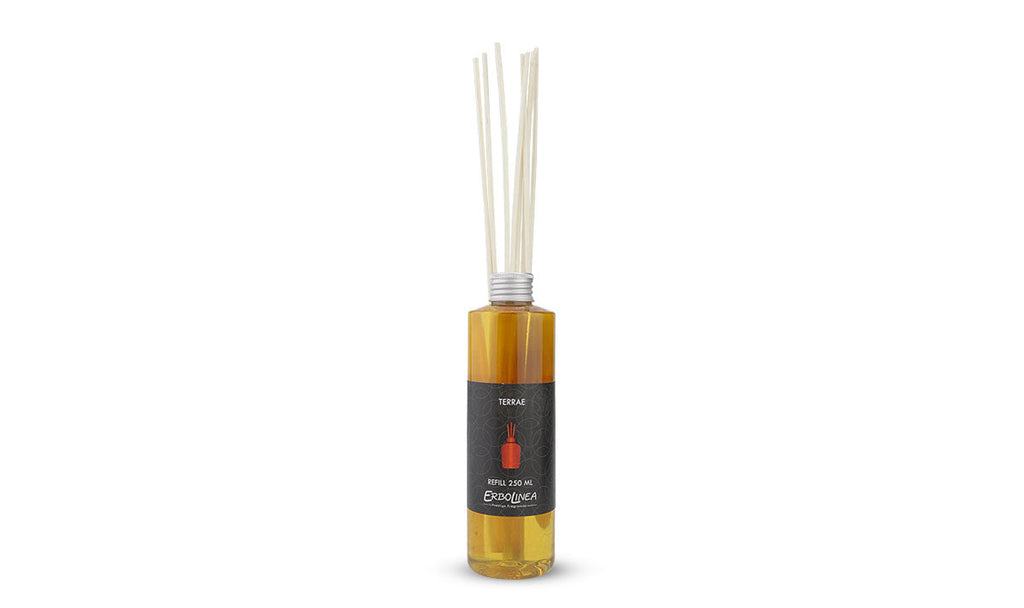 Rezervă difuzor Terrae cu grapefruit, santal și cedru – lichid rezervă difuzor parfum de cameră italian – Toya